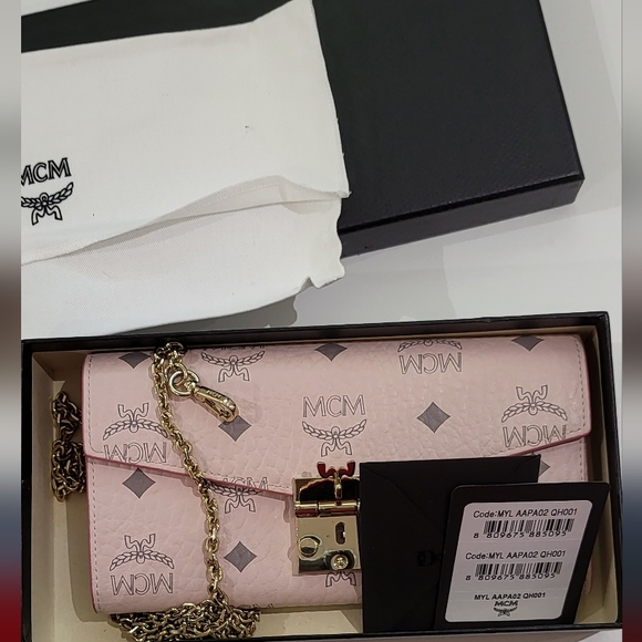 MCM Handbags - MCM Crossbody pink wallet